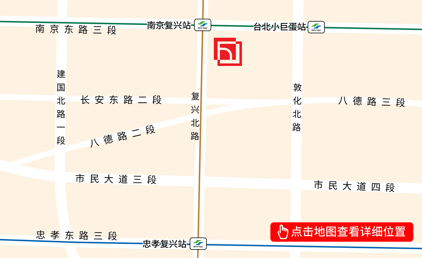 Linguitronics-Taipei-Map_SC：点击地图查看详细位置